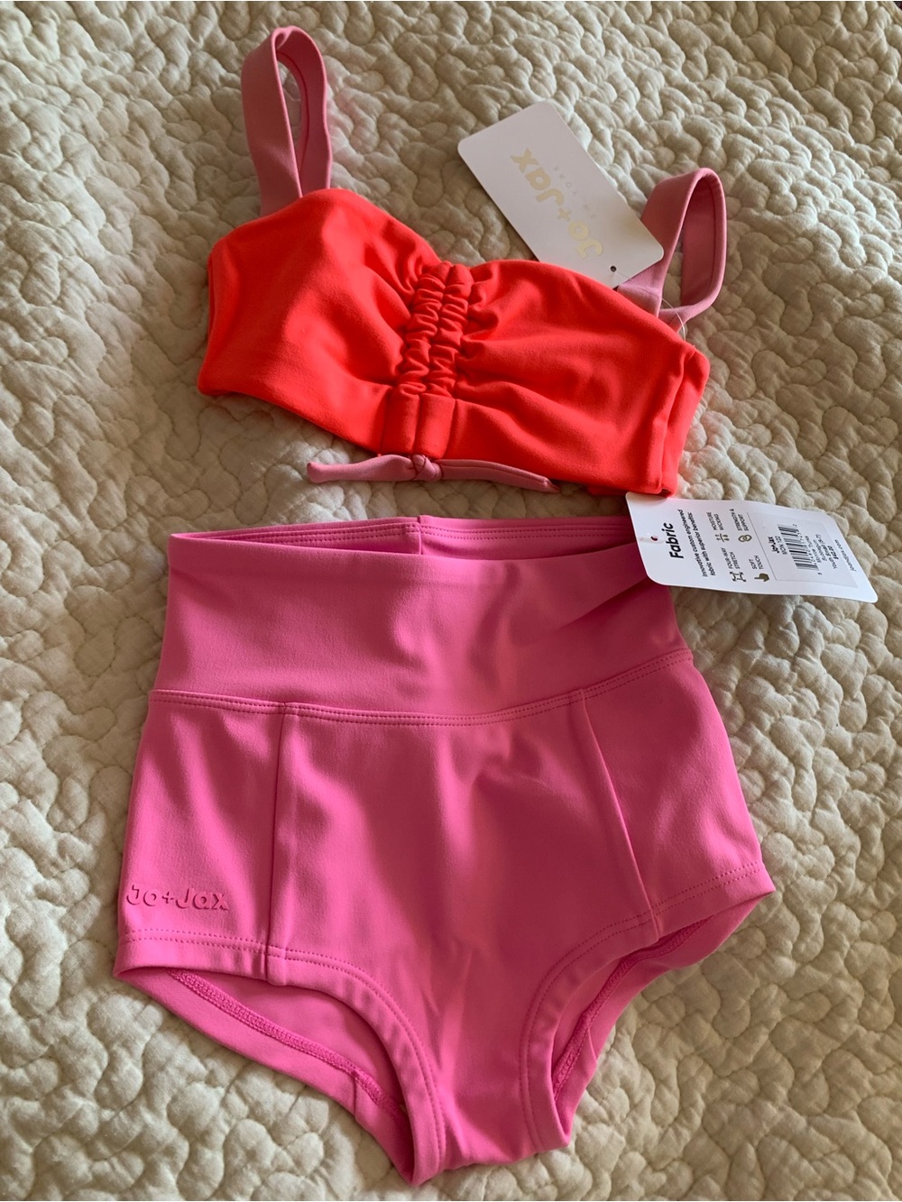 Jo + Jax Love me knot top set youth small NWT